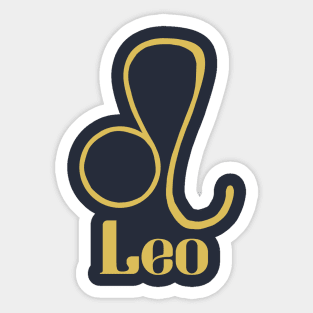 Leo Zodiac Sticker